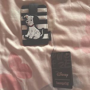 Loungefly Disney wallet Dalmatian black and red pattern